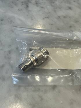 J01019b0000 Telegartner New Straight Rf Adapter Bnc Socket To Tnc Plug