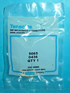 5065-0436 Tensolite Carlisle Sma M To 90 Elbow Gold Plated Nos 5065-0436 Tensolite Carlisle Sma M To 90 Elbow Gold Plated Nos