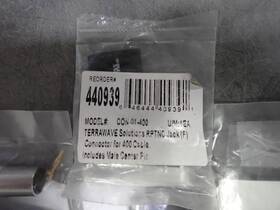 Con-01-400 Terrawave Solutions New Lot Of 4 Rptnc Jack F Connector M Pin