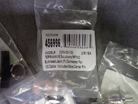 Con-03-100 Terrawave Solutions New Lot Of 8 Rptnc Bulkhead Jack F Connector