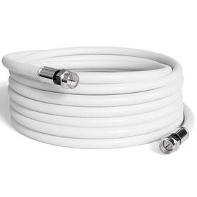 The Cimple Co 783629445802 75 Feet White Cl2 Rg6 - Flexible Dual Shielded High Speed Coaxial Cable