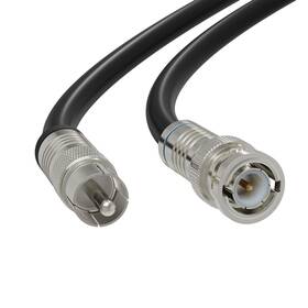 The Cimple Co 783629447141 Black 9 Ft Bnc To Rca Rg6 Cable - Professional Grade Male