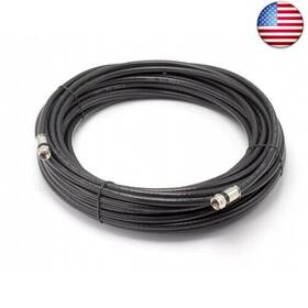The Cimple Co 783629448391 100ft Feet Black Rg6 Coaxial Cable Coax With Weather