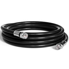 Cmp-coax-sgl-cc-blk-6f The Cimple Co Coaxial Cable 6 Ft Indoor/outdoor High Speed Internet Satellite Extension
