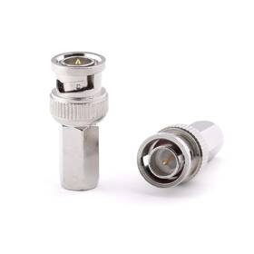Cmp-conn-bnc-scrw-rg59-10p The Cimple Co Rg59 Coaxial Cable Connector Screw On - Pack Of 10