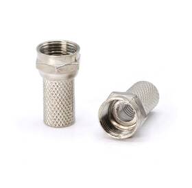 Cmp-conn-rg59-scrw-100p The Cimple Co Coaxial Cable Screw On Connector Twist Connector/fitting For Rg59 Coaxia