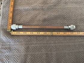 Mil-c-170 Thermax Rgs-393 Vintage 9 Inch N Male To Coax High Power Rf Cable