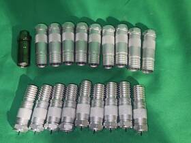 Thomas And Betts Pl11qs Lot Of 18 Plenum Connectors /thomas Lrc F Male Rg11 Qs 9