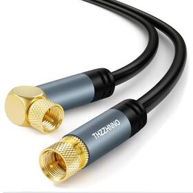 Tv-404-1.0m Thzzhnno Tv Aerial F-type Connector Coaxial Cable 3.3ft 90 Degree Angled To Straight Tv-404-1.0m Thzzhnno Tv Aerial F-type Connector Coaxial Cable 3.3ft 90 Degree Angled To Straight