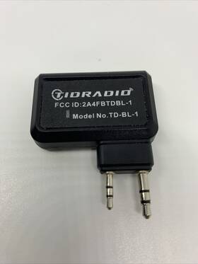 Td-bl-1 Tidradio Ham Radio Wireless Programmer Adapter App &pc
