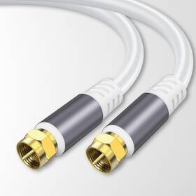 Tiierzon 780626809064 Rg6 Coaxial Cable 50ft Low Loss High Speed Coax Cord Extender For Hd Tv
