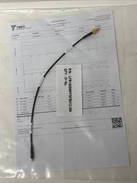 Lfr100smpfsfbh12.0 Times Microwave Systems Lfr100smpfsfbh Amphenol 219159-1 Micro-coaxial Cable