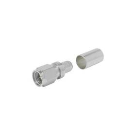 Tc-240-sm-ss-x Times Microwave Systems Sma Male Pin Plug Tc Style Coaxial Connector