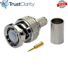 Ts-tc-200-bm-75-x-265352 Times Microwave Systems Tc-200-bm-75-x Bnc M Crimp-lmr200 No Braid Trim 75 Ohm 56 Pack