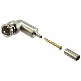Uplr220-026 Trompeter 1 Pc Bnc Connector Plug 75 Ohm Right Angle Crimp