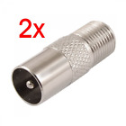 Trtv2043 Uxcell Pcs Female To Pal Male Tv Satellite Antenna Rf