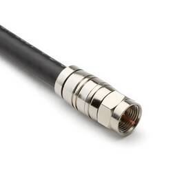 True Cable Rg6fcon Truecable Universal Easy Fit Rg6 And Rg6q Compression F-connector For Dual Shie