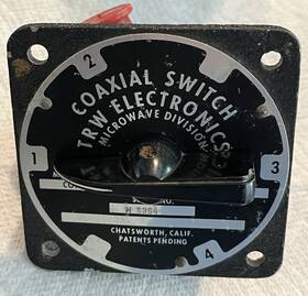 Con4ab Trw Electronics Microwave Division 4 Position Coax Switch