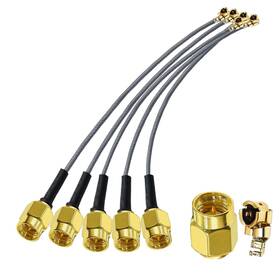 1.13ipxgrey4-15cm Tuolnk Ipx To Sma Extension Cable Male Mhf1 Ufl Female Wifi Pigtail G