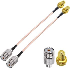 So239 Tuolnk 616050811352 2pcs Rg316 Sma To Pl259 Coax Cable Female Uhf Coaxial Ca