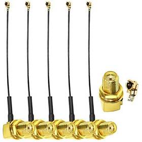 Tuolnk 616050811536 Sma To Ipx Coax Cable 6inch 15cm Female Right Angle Ufl Ipex Antenna
