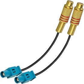 Tuolnk 616050812106 2 Pack Fakra Z Waterblue Male To Rca Female Pigtail Jumper Coaxial Cable For Car Tuolnk 616050812106 2 Pack Fakra Z Waterblue Male To Rca Female Pigtail Jumper Coaxial Cable For Car