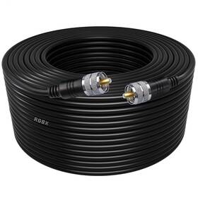 Rg8x3-20m Tuolnk Rg8x So239 Antenna Cable 50 Ohm Pl259 Uhf Coaxial Jumper 65.6ft 20m Rg8x3-20m Tuolnk Rg8x So239 Antenna Cable 50 Ohm Pl259 Uhf Coaxial Jumper 65.6ft 20m