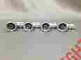 Ug-27a Lot Of 4 U Type N Right Angle Male To Female Adapter Connector Silverplat