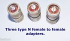 Ug-575 Ug578 U Type Male Adapters Amphenol Three N Made In Usa Silver Plate Ug-575 Ug578 U Type Male Adapters Amphenol Three N Made In Usa Silver Plate