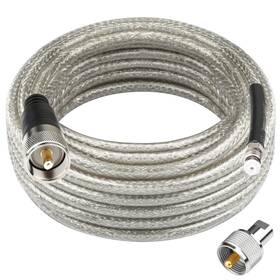 Ullnosoo Rfa1478 Cb Coax Cable 18ft Radio Antenna Rg8x Coaxial With P