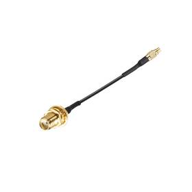 Uxcell 041814403472 Mmcx Male To Sma Female Bulkhead Rf Adapter Connector 2inch Rf1.37 Pigtail Cable