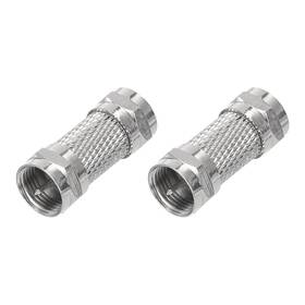 Uxcell 683867404336 2 X Male To Coaxial Connector F Type Rg6 Coax Extender Coupler 75 Ohm
