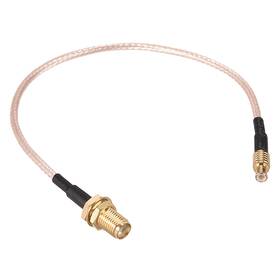 Rg316 Uxcell 714998687272 Mcx Male To Sma Female With 7.8 Inch Cable Brass Rf Coaxial Coax Adapter