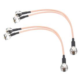 Uxcell 766549863086 2pcs Rg6 Splitter Coax Cable 3 Way F Male To 2 Adapter 6inch 75 Ohm Uxcell 766549863086 2pcs Rg6 Splitter Coax Cable 3 Way F Male To 2 Adapter 6inch 75 Ohm
