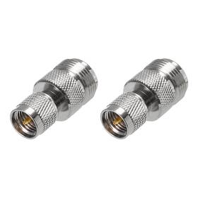 Uxcell 766549863123 2pcs N Female To Mini Uhf Male Coaxial Adapter Coax Connector 50 Ohm For Tv Uxcell 766549863123 2pcs N Female To Mini Uhf Male Coaxial Adapter Coax Connector 50 Ohm For Tv
