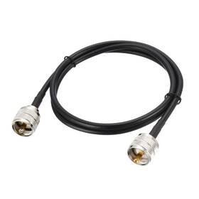 Pl-259 Uxcell 784958842942 Rg58 8ft Rf Coax Coaxial Uhf Connectors Amateur Radio Antenna Cable