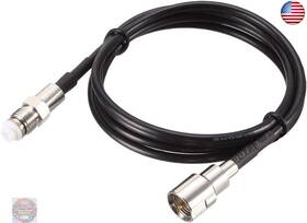 Uxcell A19050800ux0776 Fme Male To Female Antenna Extension Cable Rg174 Rf Coaxial 3