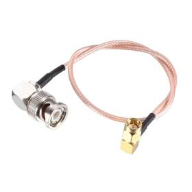 A19061400ux0131 Uxcell Bnc Male Right Angle To Sma Rg316 Coaxial 1 Feet