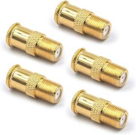 Vce 445005815892 Rg6 Coaxial Cable Connector Quick Push On Male To F Type Female Coax Extend
