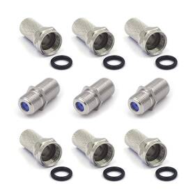 Vce Qx-xb168n-6p Xb166n-3p-de Coaxial Cable Connector 6 Pcs With 3 Combined Format 3ghz Coax Coupler F