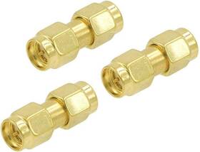 Vce Sm014-3p Sma Male To Connectors 3-pack Rf Coaxial Adapter Coupler