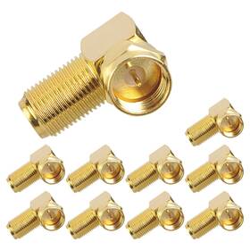 Vce Xb11037g-10p-ca 90 Degree Coaxial Connector L Shaped Cable For Home Wiring