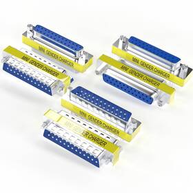 Db25 Warmstor 780744308555 6-pack 25pin Female To Male Mini Gender Changer Coupler A Db25 Warmstor 780744308555 6-pack 25pin Female To Male Mini Gender Changer Coupler A