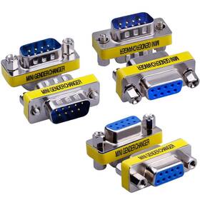 Warmstor 932160412697 6-pack 9pin Rs232 Serial Cable Db9 Male To Male/female Female Mini Gender