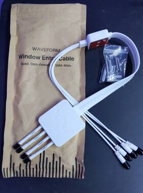 Wf-113wp-sfm-4-v2 Waveform Window Entry Cable V2 Quad Sma-female To Sma-male