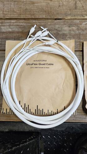 Wf-195q-sfm-20 Waveform Ultraflex-quad Cable. 20ft Sma Female To Male