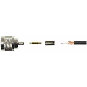 Wilsonpro 971116 N-male Crimp Connector Rg-58 - Antenna