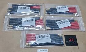 X0038nt7d3 Wjstn New 5 Bags - 4pack/bag Banana Plug 1 Male To Female Blk/rd Warranty X0038nt7d3 Wjstn New 5 Bags - 4pack/bag Banana Plug 1 Male To Female Blk/rd Warranty