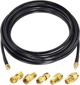 Rg58 Wlaniot 313054375353 Superbat Sma Male To Female Coaxial Cable 10ft 5pcs Rf Coax Adapter K