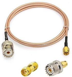 So-239 Wlaniot 445028295299 Superbat Rf Coax Sma Male To Uhf Female Cable 2pcs Adapter